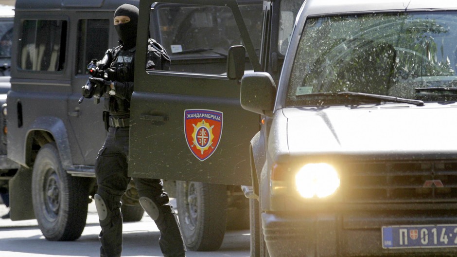 srbská polícia