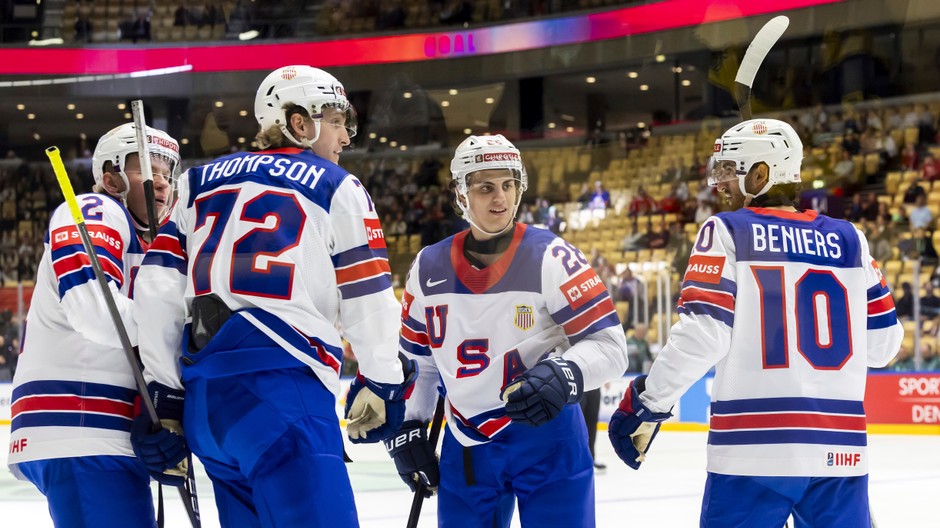 MS v hokeji 2025 Kazachstan - USA