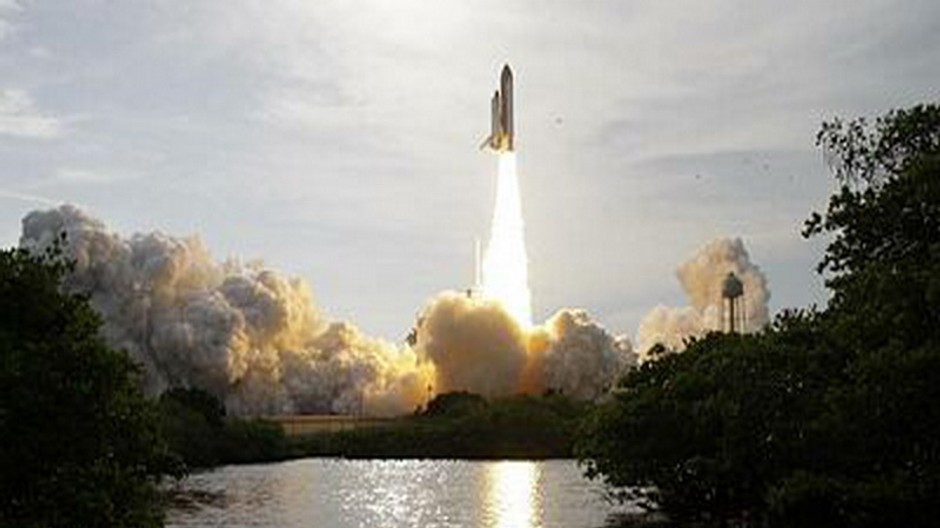 Štart, raketoplán Endeavour