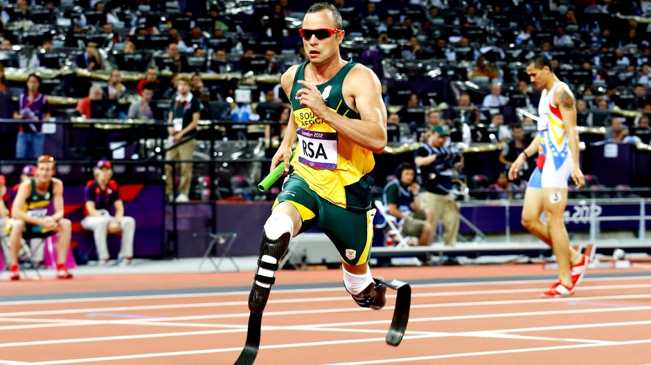 Pistorius beh štafeta