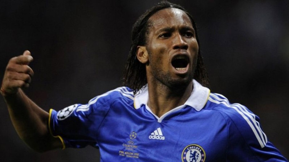 Didier Drogba v drese londýnskej Chelsea