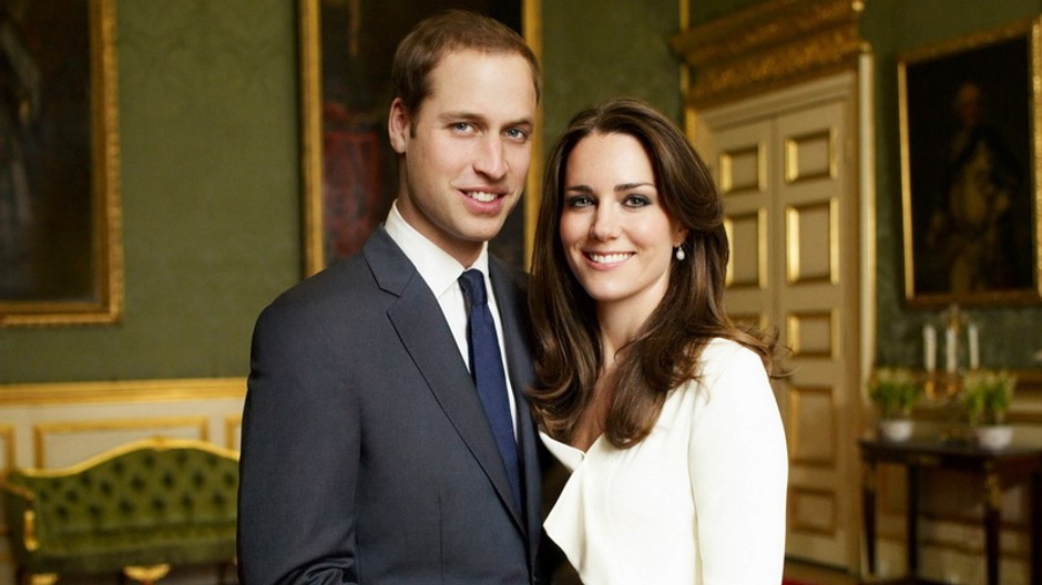 Princ William a jeho snubenica Kate