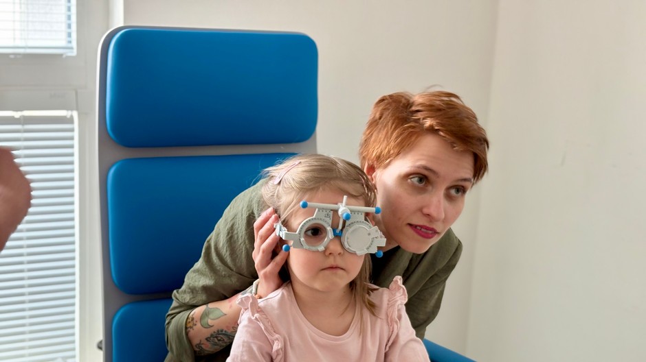 Vyšetrenie na Klinike detskej oftalmológie LF UK a NÚDCH
