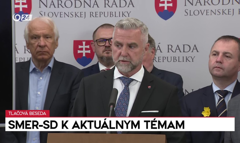 Tlačová beseda strany Smer-SD k aktuálnym témam
