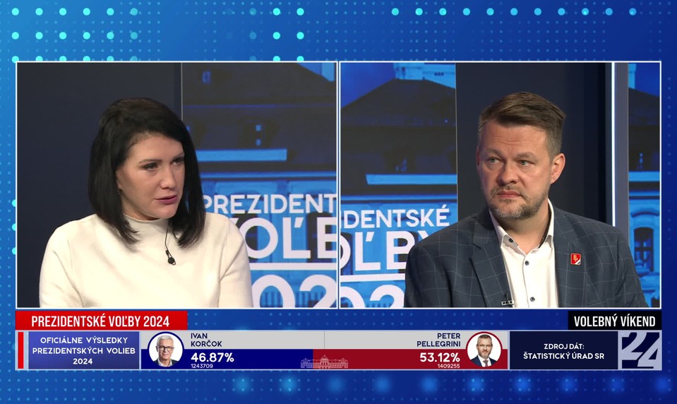 Štúdio 24: prvá povolebná politická diskusia na JOJ 24