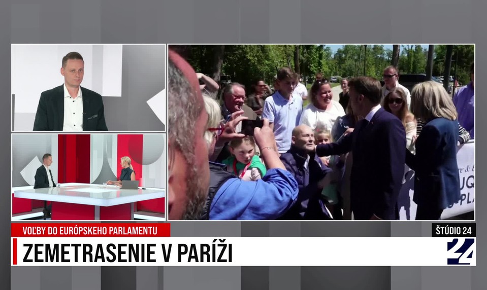 Štúdio 24: politické zemetrasenie v Paríži po eurovoľbách