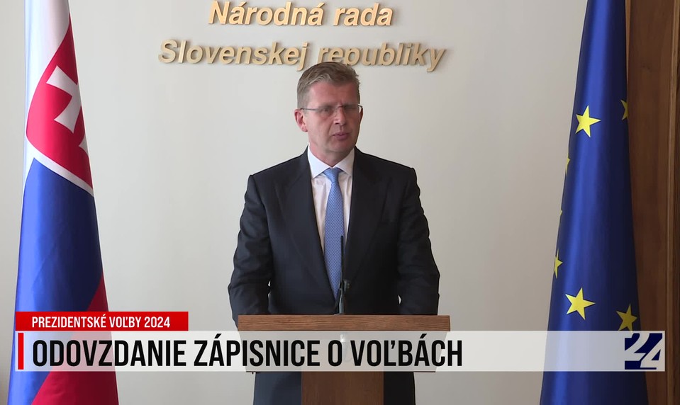 Tlačová beseda o odovzdaní volebnej zápisnice