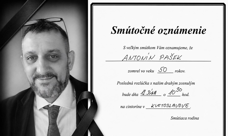 Známy langošár Antonín zomrel v otcovom náručí. Prehovoril o jeho posledných dňoch