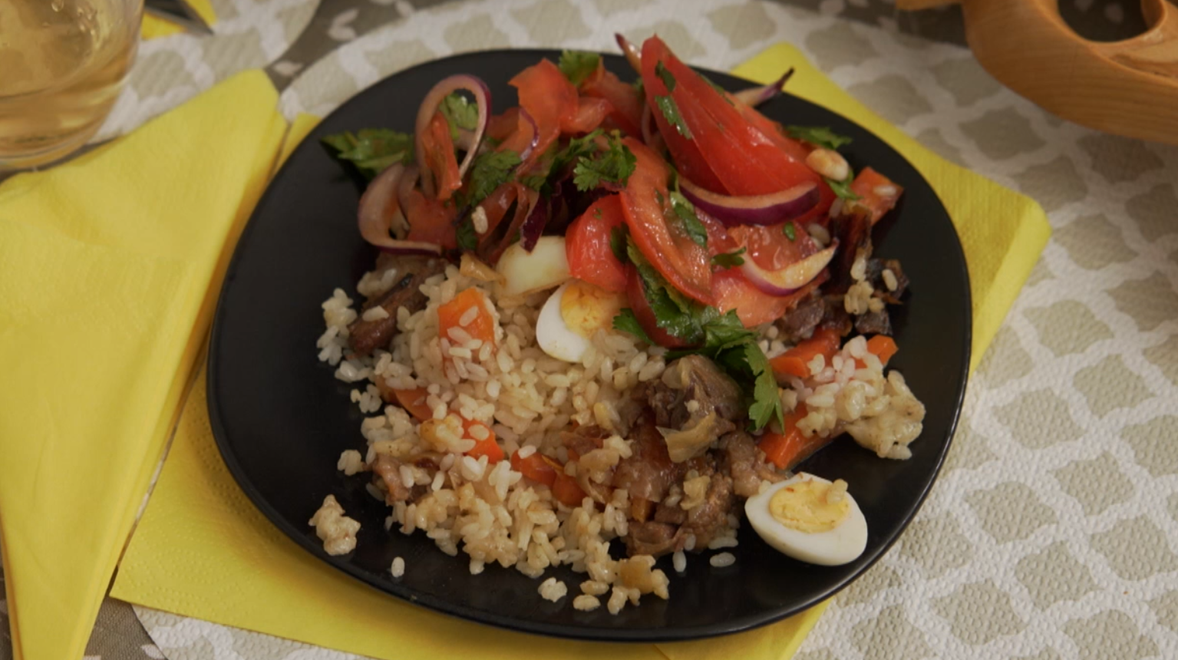 Hlavné jedlo: Plov